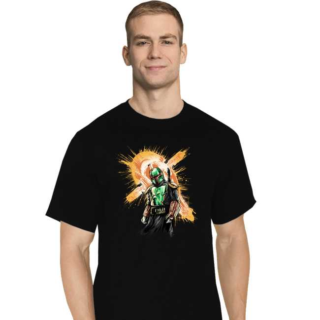 Shirts T-Shirts, Tall / Large / Black Boba Rises