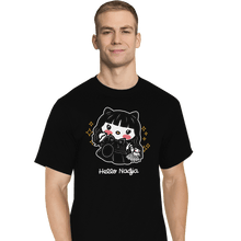 Load image into Gallery viewer, Shirts T-Shirts, Tall / Large / Black Hello Nadja
