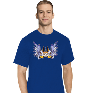 Daily_Deal_Shirts T-Shirts, Tall / Large / Royal Blue Digital Friendship