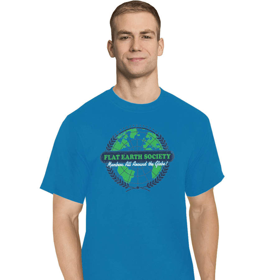 Shirts T-Shirts, Tall / Large / Royal Around The Globe
