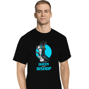 Secret_Shirts T-Shirts, Tall / Large / Black Queen VS  Bishop