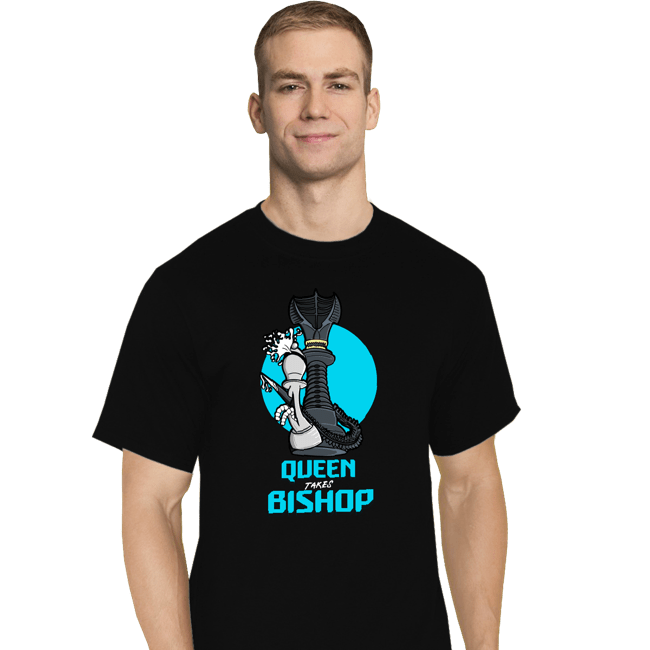 Secret_Shirts T-Shirts, Tall / Large / Black Queen VS  Bishop