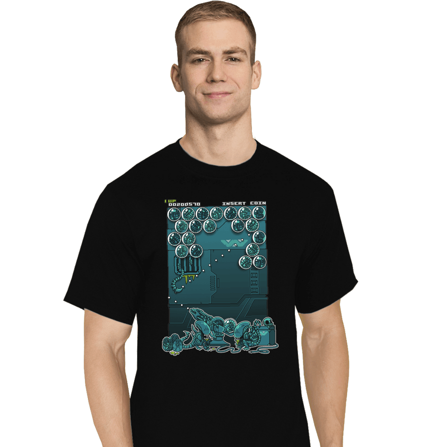 Shirts T-Shirts, Tall / Large / Black Alien Bobble