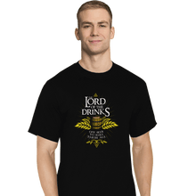 Load image into Gallery viewer, Shirts T-Shirts, Tall / Large / Black The Lord Of The Drinks
