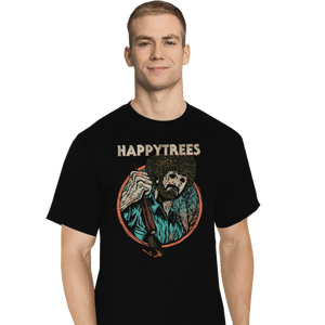 Daily_Deal_Shirts T-Shirts, Tall / Large / Black Happytrees