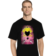 Load image into Gallery viewer, Shirts T-Shirts, Tall / Large / Black Peach Glitch
