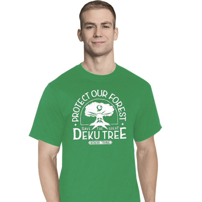 Daily_Deal_Shirts T-Shirts, Tall / Large / Sports Grey Protect Our Forest