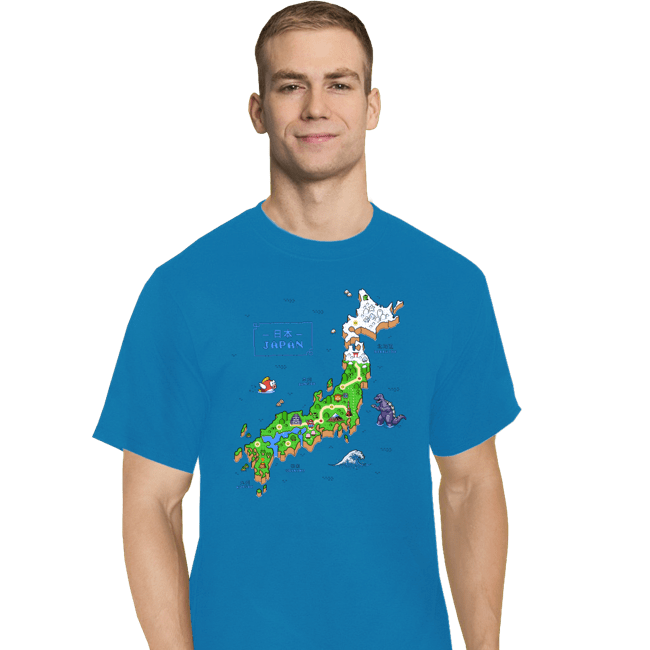 Daily_Deal_Shirts T-Shirts, Tall / Large / Royal Blue Super Japan World