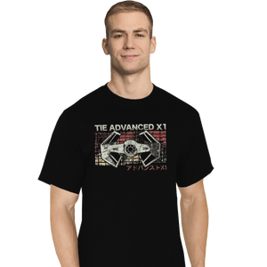 Shirts T-Shirts, Tall / Large / Black Retro Tie Fighter