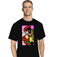 Load image into Gallery viewer, Shirts T-Shirts, Tall / Large / Black Rogue And Gambit
