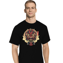 Load image into Gallery viewer, Shirts T-Shirts, Tall / Large / Black Nightbrother Oni Mask
