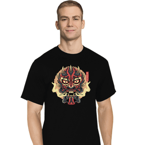 Shirts T-Shirts, Tall / Large / Black Nightbrother Oni Mask