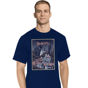 Shirts T-Shirts, Tall / Large / Navy Visit Hogwarts