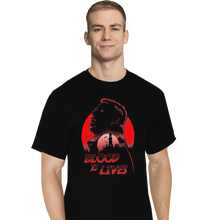 Load image into Gallery viewer, Shirts T-Shirts, Tall / Large / Black Blood Is Lives
