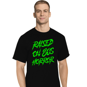 Shirts T-Shirts, Tall / Large / Black Green Horror