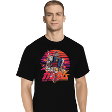 Load image into Gallery viewer, Shirts T-Shirts, Tall / Large / Black Gundam RX 78 Retro
