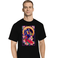 Load image into Gallery viewer, Daily_Deal_Shirts T-Shirts, Tall / Large / Black Ninja Art Nouveau Gaiden
