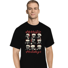 Load image into Gallery viewer, Daily_Deal_Shirts T-Shirts, Tall / Large / Black Horrific Holidays

