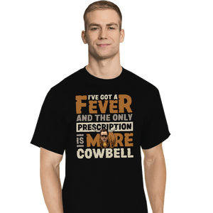 Daily_Deal_Shirts T-Shirts, Tall / Large / Black More Cowbell