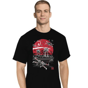Shirts T-Shirts, Tall / Large / Black Battle on the beach