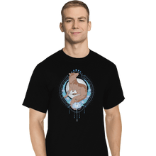 Load image into Gallery viewer, Shirts T-Shirts, Tall / Large / Black Howling Wolf
