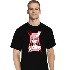 Shirts T-Shirts, Tall / Large / Black Franxx