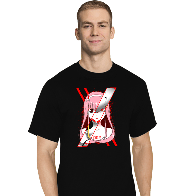 Shirts T-Shirts, Tall / Large / Black Franxx