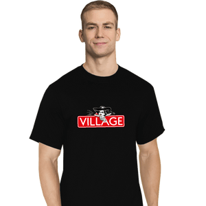 Shirts T-Shirts, Tall / Large / Black Villageopoly