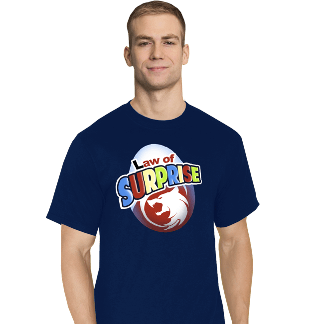 Shirts T-Shirts, Tall / Large / Navy Law Of Surprise