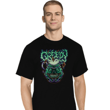 Load image into Gallery viewer, Secret_Shirts T-Shirts, Tall / Large / Black Pot Of Greed Card

