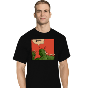 Secret_Shirts T-Shirts, Tall / Large / Black Lizard Slap