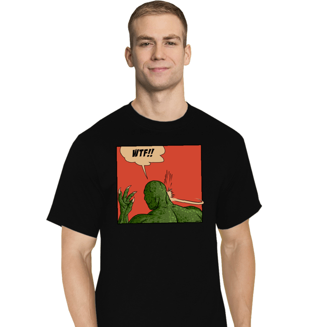 Secret_Shirts T-Shirts, Tall / Large / Black Lizard Slap