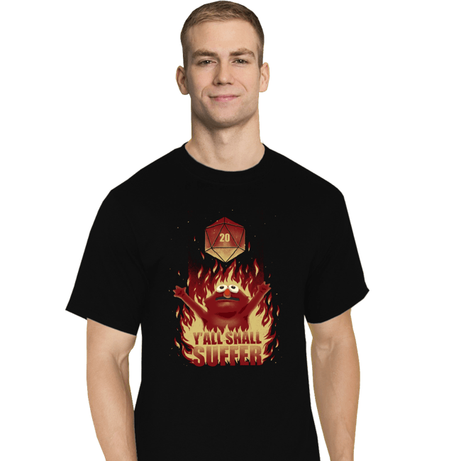 Daily_Deal_Shirts T-Shirts, Tall / Large / Black Y'all Shall Suffer