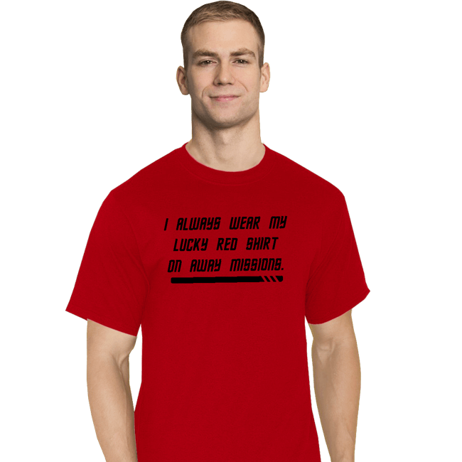 Daily_Deal_Shirts T-Shirts, Tall / Large / Red Lucky Red Shirt