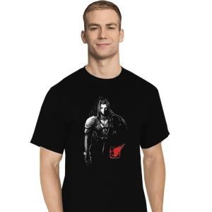 Shirts T-Shirts, Tall / Large / Black One Winged Angel Ink