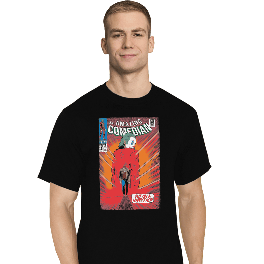 Shirts T-Shirts, Tall / Large / Black The Amazing Comedian