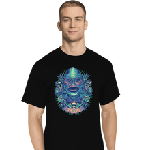 Load image into Gallery viewer, Shirts T-Shirts, Tall / Large / Black Neon Creature
