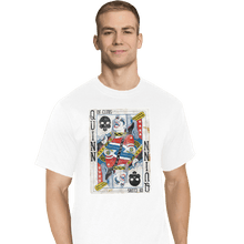 Load image into Gallery viewer, Shirts T-Shirts, Tall / Large / White Quinn of Clubs
