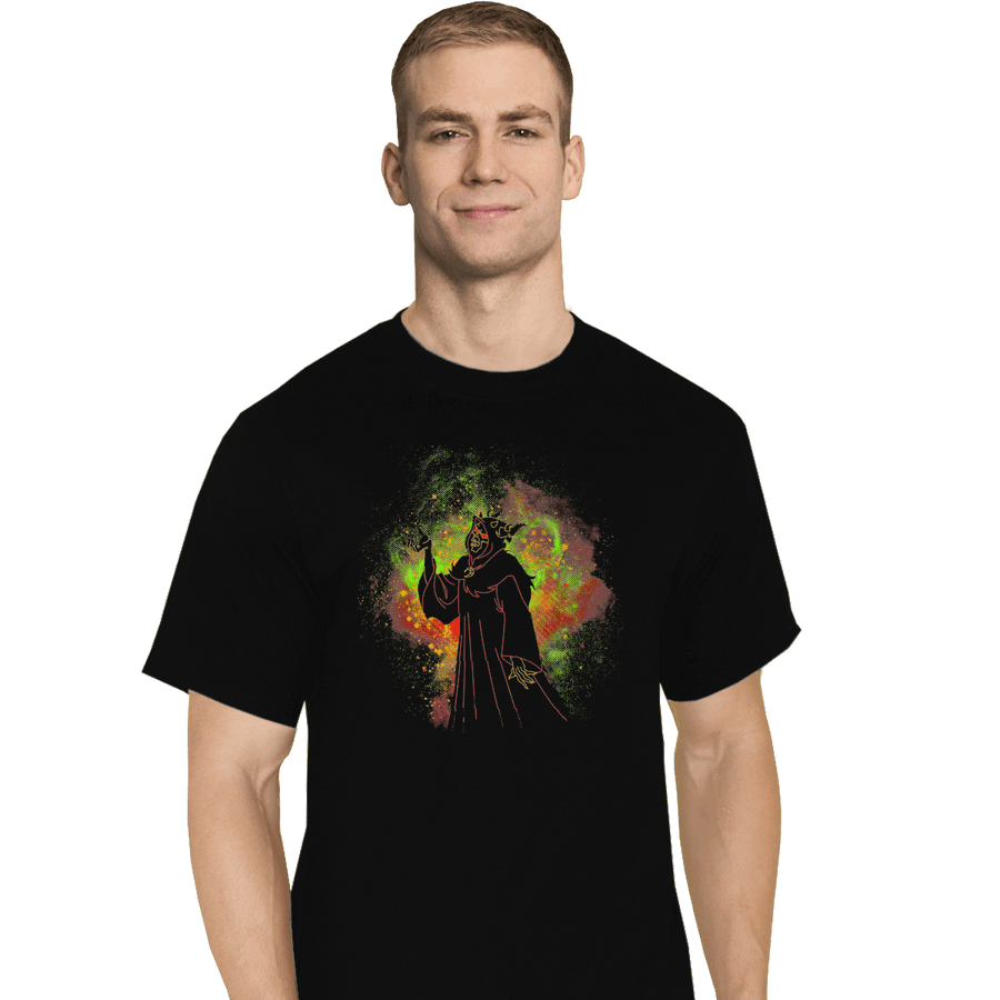 Shirts T-Shirts, Tall / Large / Black Horned King Art