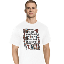 Load image into Gallery viewer, Daily_Deal_Shirts T-Shirts, Tall / Large / White Illuminated Shiteth
