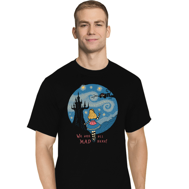 Daily_Deal_Shirts T-Shirts, Tall / Large / Black Starry Wonderland
