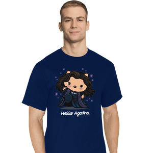 Shirts T-Shirts, Tall / Large / Navy Hello Agatha