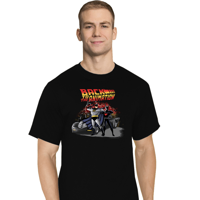 Daily_Deal_Shirts T-Shirts, Tall / Large / Black Back To The Animation