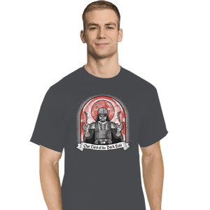 Shirts T-Shirts, Tall / Large / Charcoal Our Lord Of The Dark Side