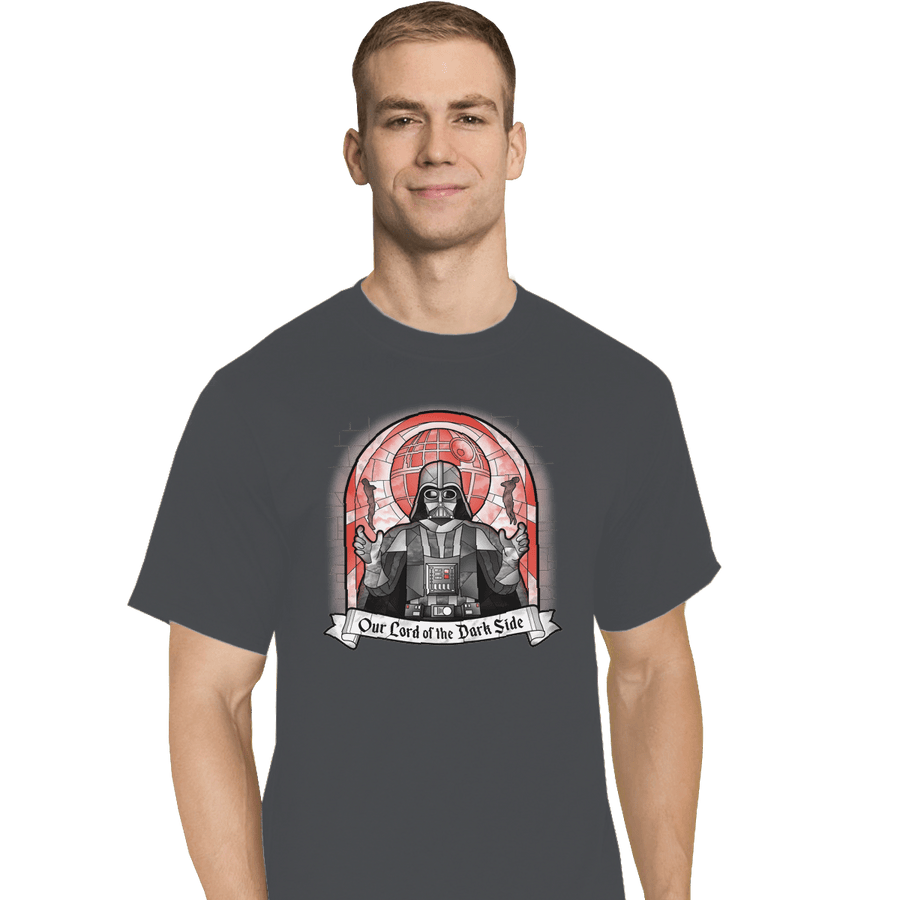 Shirts T-Shirts, Tall / Large / Charcoal Our Lord Of The Dark Side