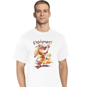 Shirts T-Shirts, Tall / Large / White Dishonor