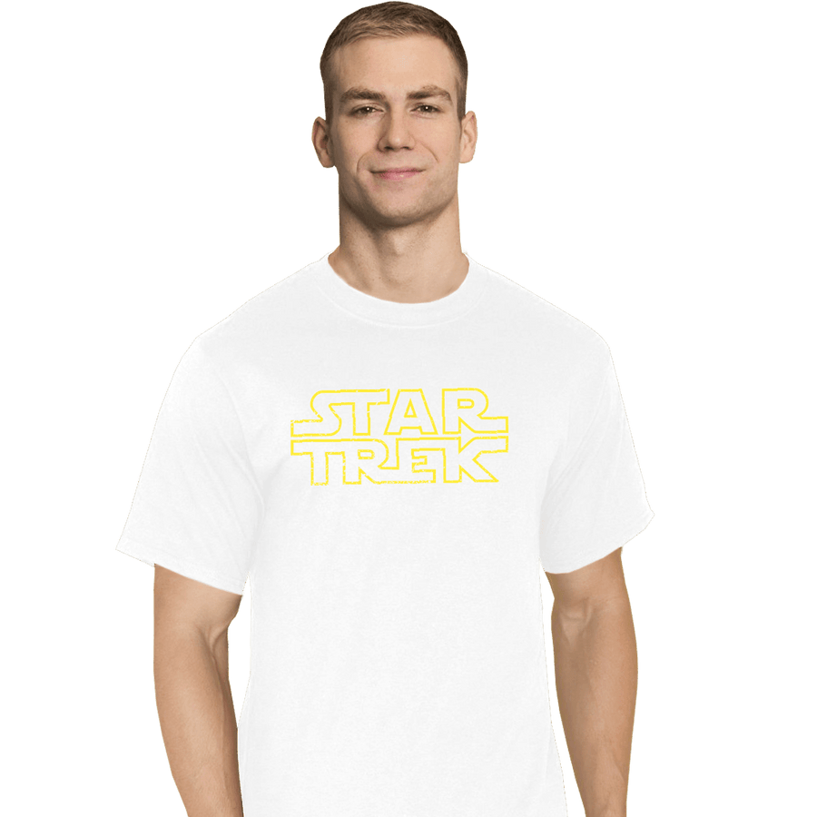 Shirts T-Shirts, Tall / Large / White Star Trek Logo