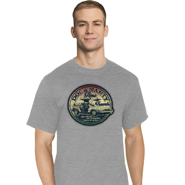 Secret_Shirts T-Shirts, Tall / Large / Sports Grey Doc And Marty