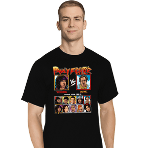 Secret_Shirts T-Shirts, Tall / Large / Black Pauly Fighter