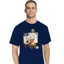 Load image into Gallery viewer, Shirts T-Shirts, Tall / Large / Navy Me, Myself, And Aang
